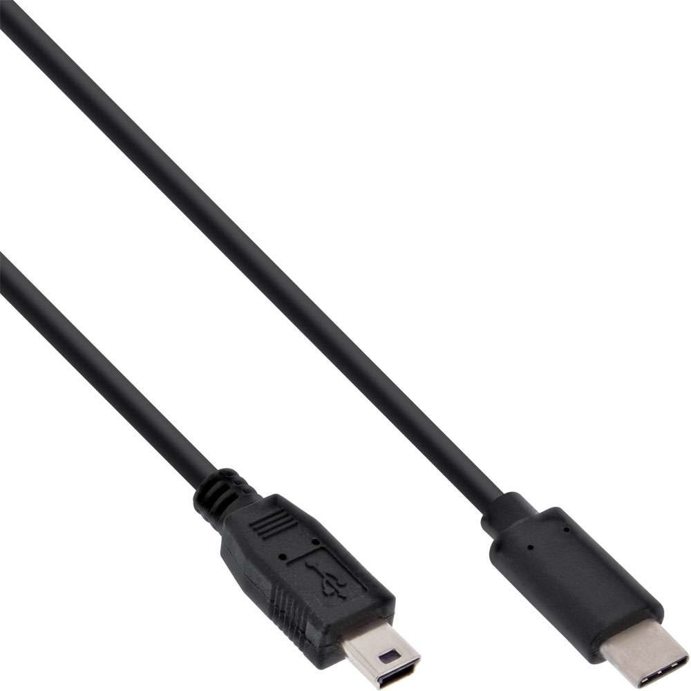 INLINE USB-Kabel USB-C (M) zu Mini-USB, Typ B (M) (35754)