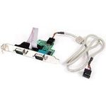 StarTech.com 61cm interner USB Mainboard Header auf Seriell RS232 Adapter (ICUSB232INT2)