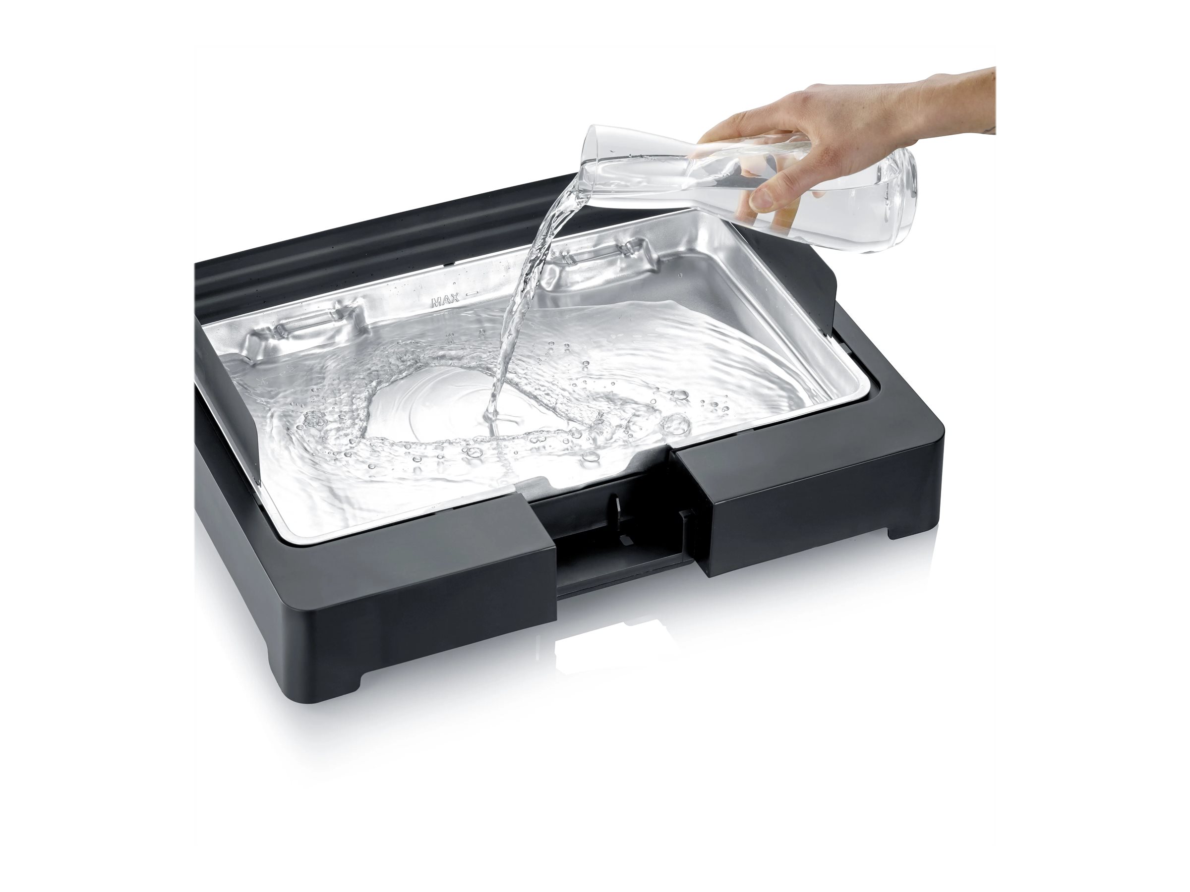 Severin PG 8567 Tisch-Elektrogrill 1150 cm² Grillfläche 2200 W Schwarz