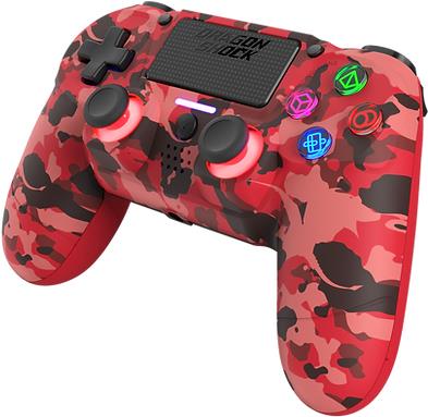 Dragonshock Mizar Camouflage - Rot Bluetooth Gamepad Analog / Digital PlayStation 4 (DSCPS4-RC)