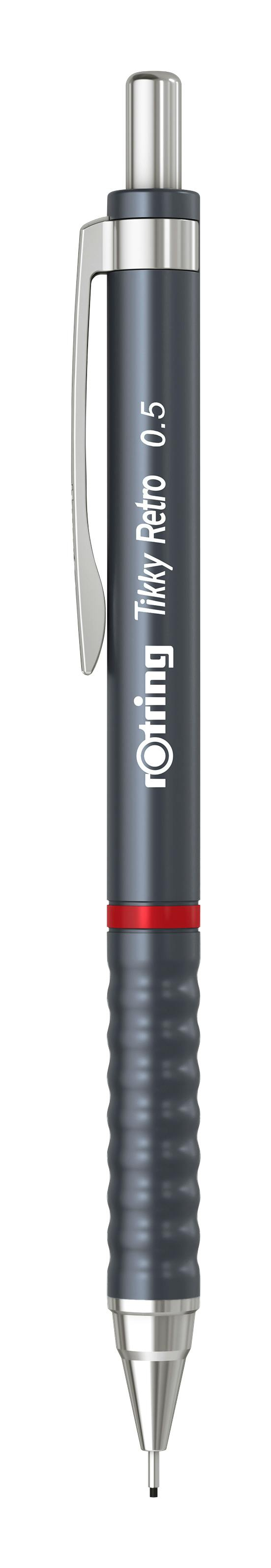 rOtring Tikky Retro Druckbleistift 0,5 mm 2B Grau