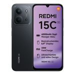 Xiaomi Redmi 15C 5G Dual Sim 4GB RAM, 256GB, Mitternachtsschwarz (MZB0LIOEU)