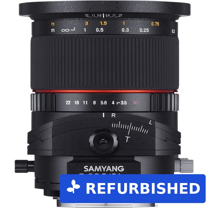Samyang 24 mm f/3.5 AE ED AS UMC Tilt-Shift-Objektiv für Nikon F (geöffnet)