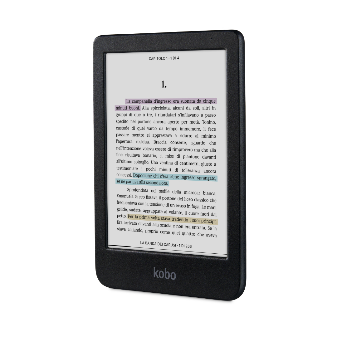 Kobo Clara Colour 6" E Ink Kaleido 3 16 GB Schwarz