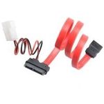 Akasa SATA Kombokabel Slimline zu SATA / Molex - 40cm (AK-CB050-40)