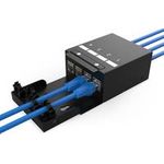 DIGITUS Konsolidierungspunkt-Box, 4 Ports Keystone-Module mit intelligentem Kabelmanager (DN-93708-4)