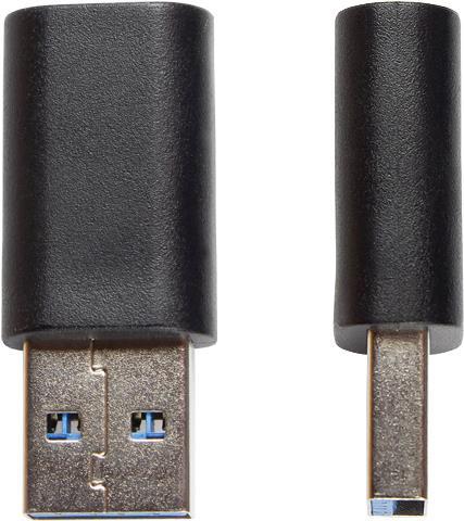 Alcasa USB-AD300 Kabeladapter USB 3.0 / USB 3.1 (Gen. 1) A USB C Schwarz (USB-AD300)