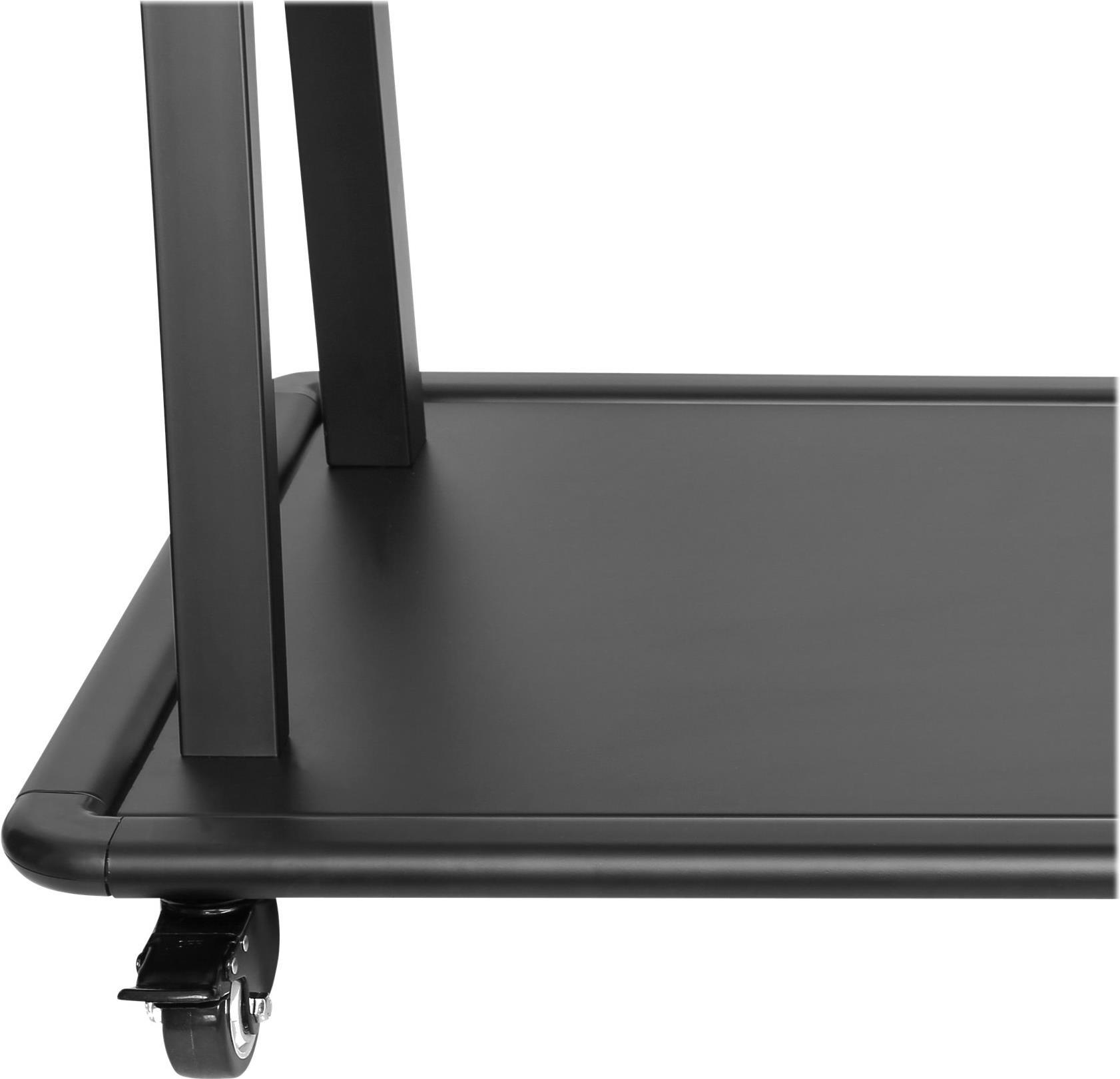 V7 TVCART3 Displaywagen für 60"–105" Displays 150 kg Traglast Schwarz