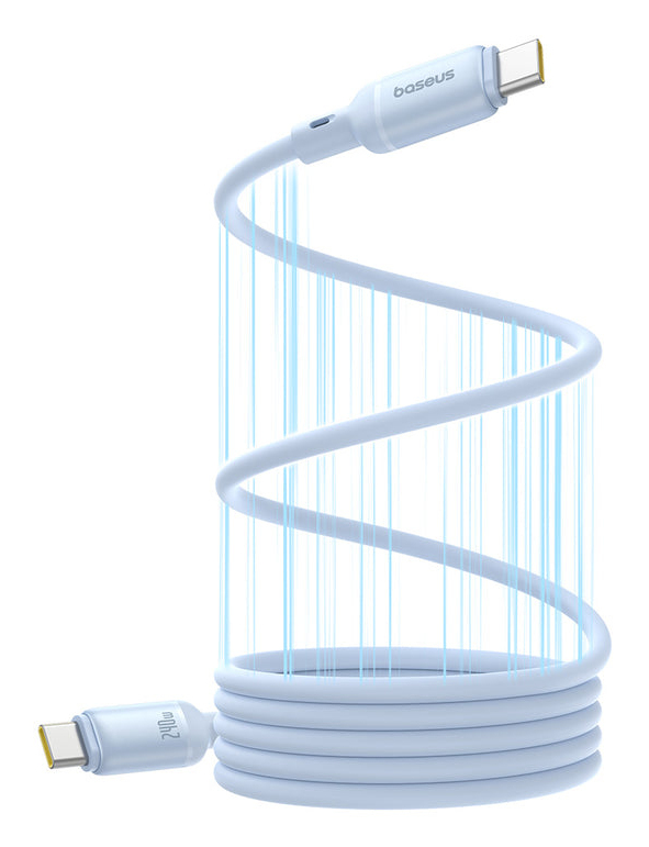 Baseus PicoGo USB-C Magnet-Ladekabel 240 W 1 m Blau
