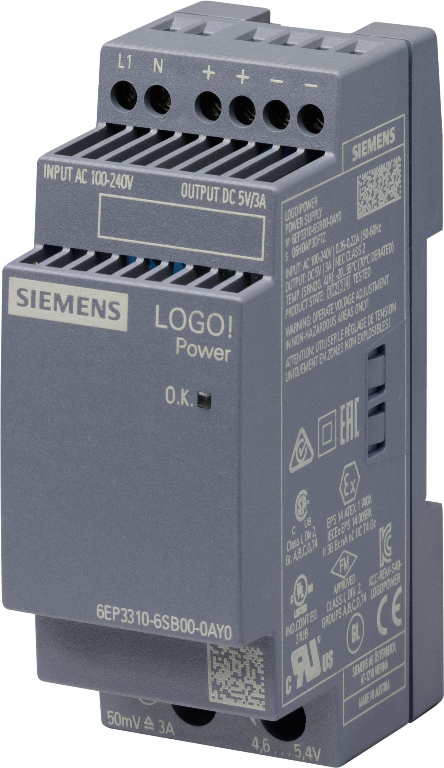 Siemens 6EP3310-6SB00-0AY0 Netzteil & Spannungsumwandler Indoor Mehrfarbig (6EP3310-6SB00-0AY0)