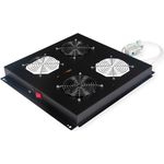 ROLINE 19 Zoll DachLüftereinheit 2 Lüfte schwarz (26.21.0245)