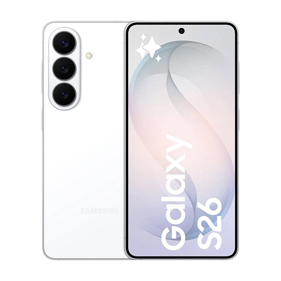 Samsung Galaxy S26 S942 5G Dual Sim 12GB RAM 256GB - White (SM-S942BZWGEUE)