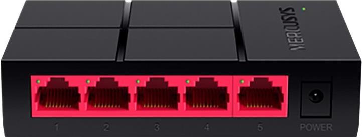 Mercusys MS105G 5-Port Gigabit Ethernet Netzwerk-Switch Schwarz