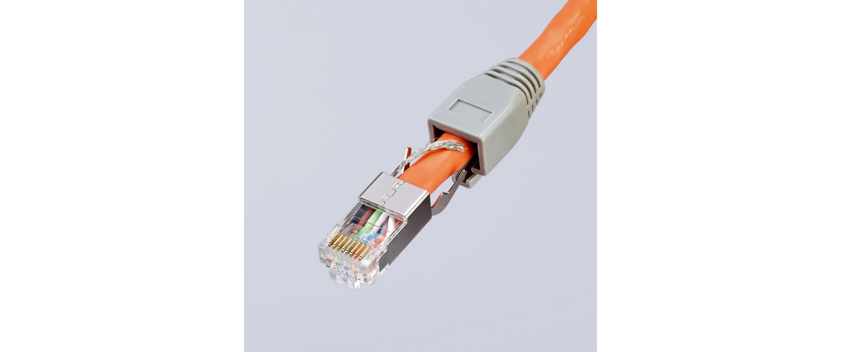 Knipex Crimpzange 97 51 13 für Westernstecker RJ45 Schwarz, Blau, Rot