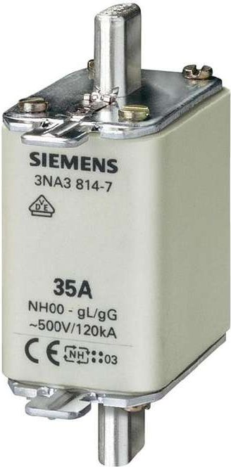 Siemens NH-Sicherungseinsatz 500 V Größe 00 35 A (3NA38147)