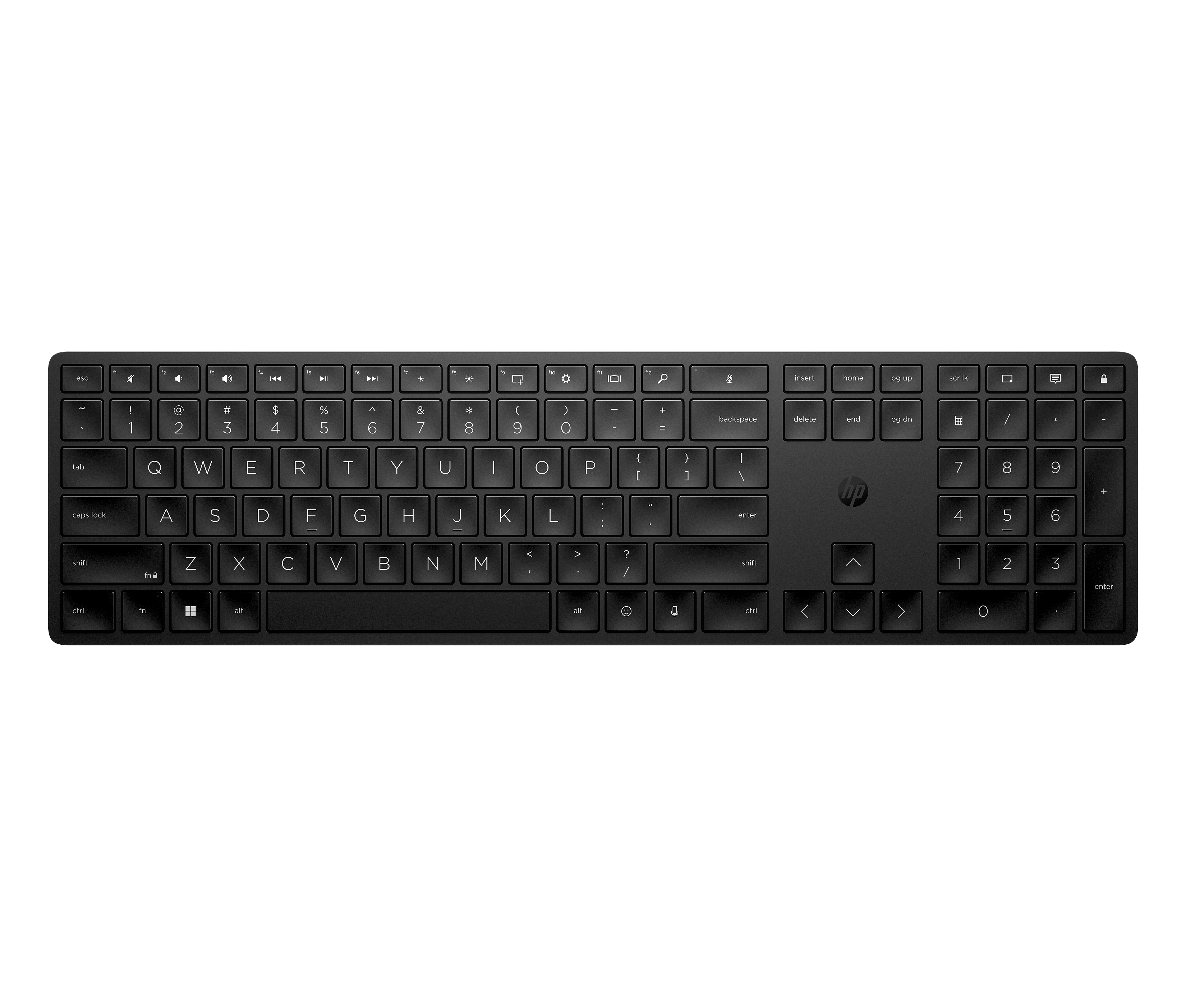 HP 450 Wireless Tastatur Schwarz