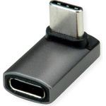 ROLINE USB4 40G Typ C Adapter ST/BU 90° breit Alu (12.03.2934)