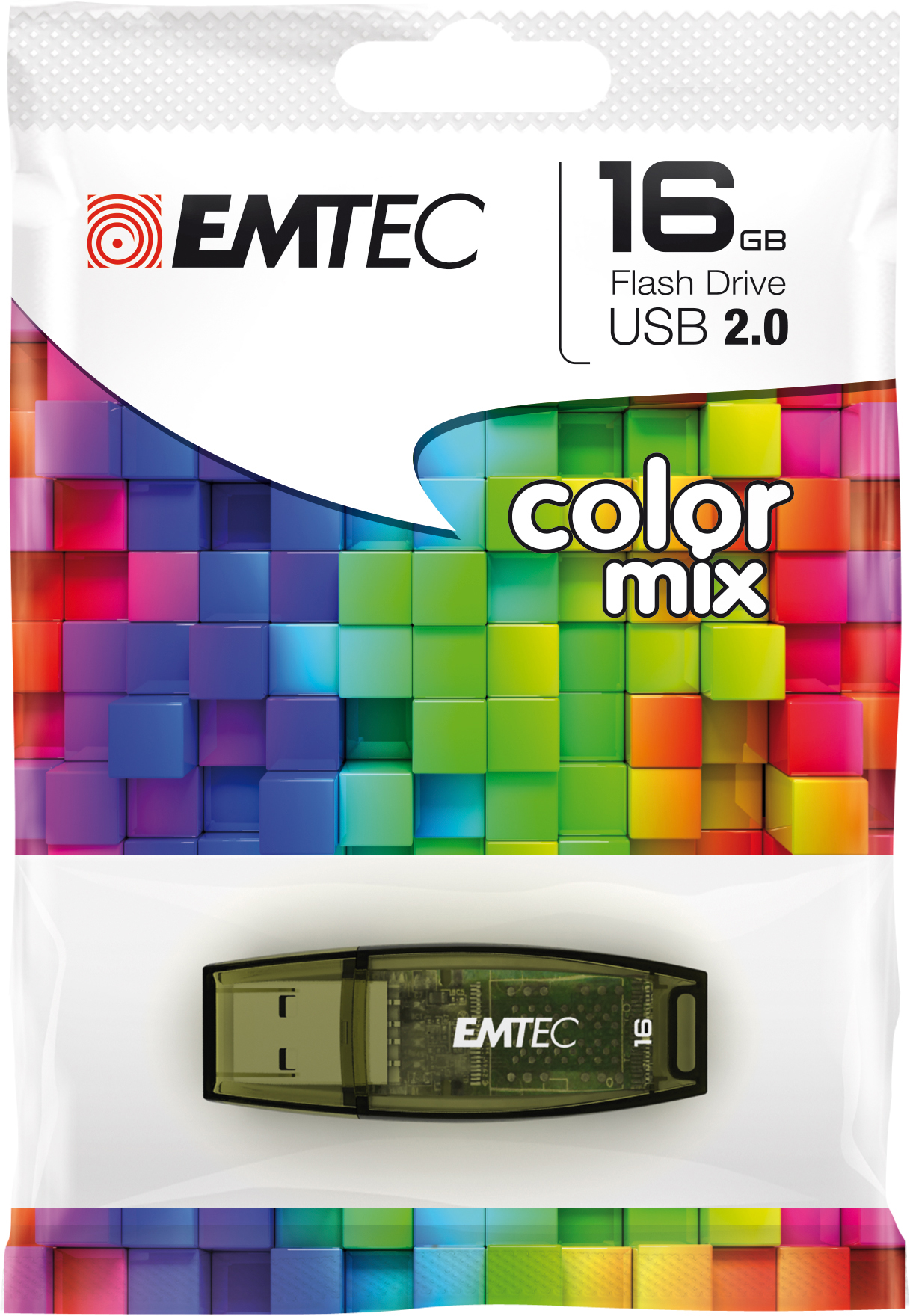 Emtec C410 Color Mix USB-Stick 16 GB USB 2.0 Rot