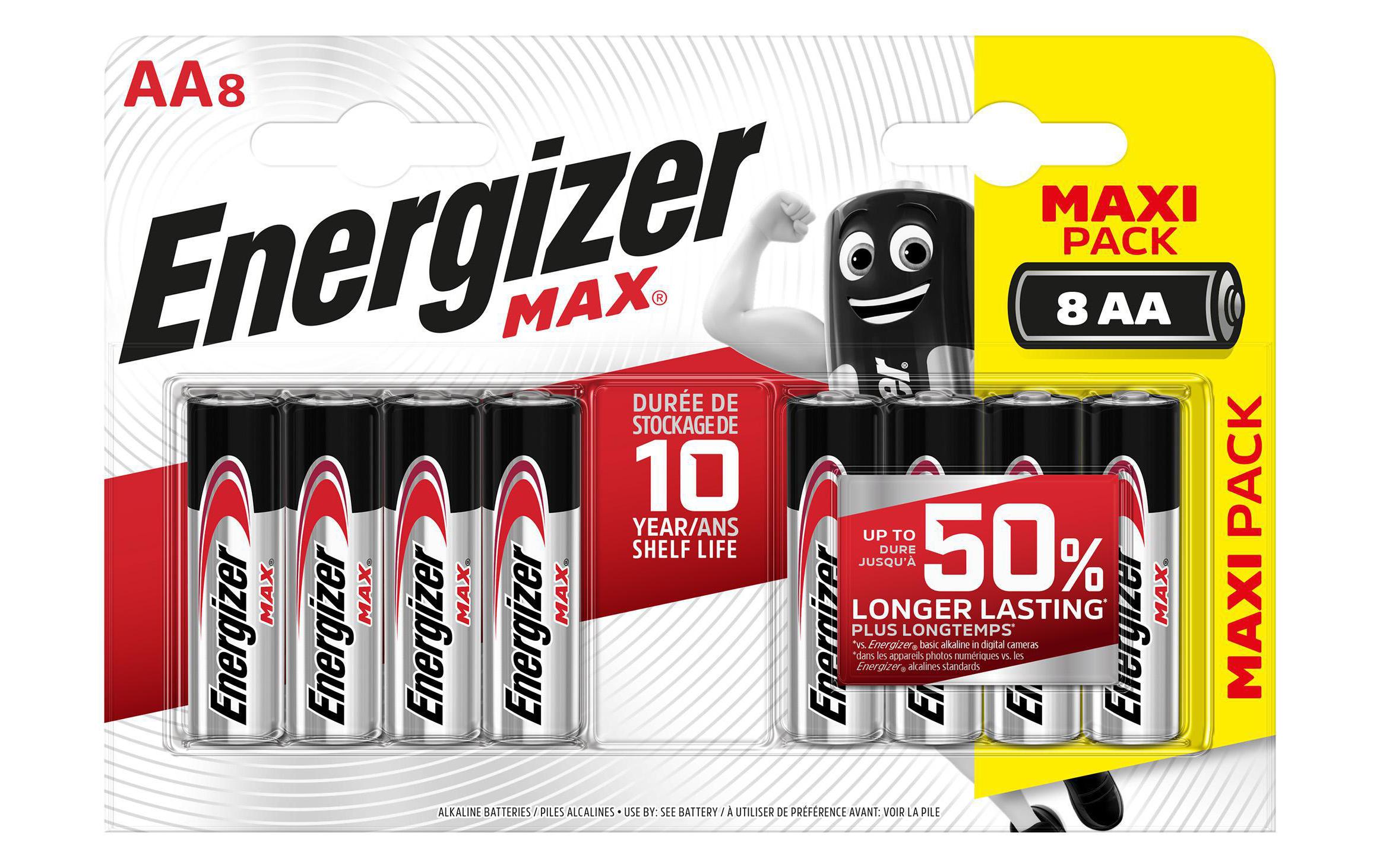 Energizer Max AA 1.5 V 8 Stück Batterie