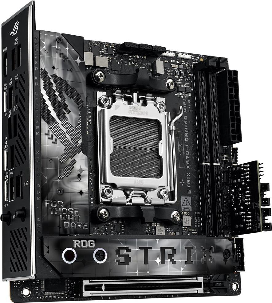 Image of ASUS ROG STRIX X870-I GAMING WIFI ATX Mainboard - AM5 - 96 GB DDR5 (90MB1IW0-M0EAY0)