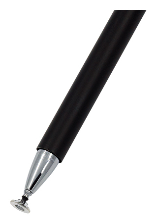 WEDO Eingabestift Universal 3-in-1 Touchpen Kugelschreiber & Disc-Spitze Schwarz