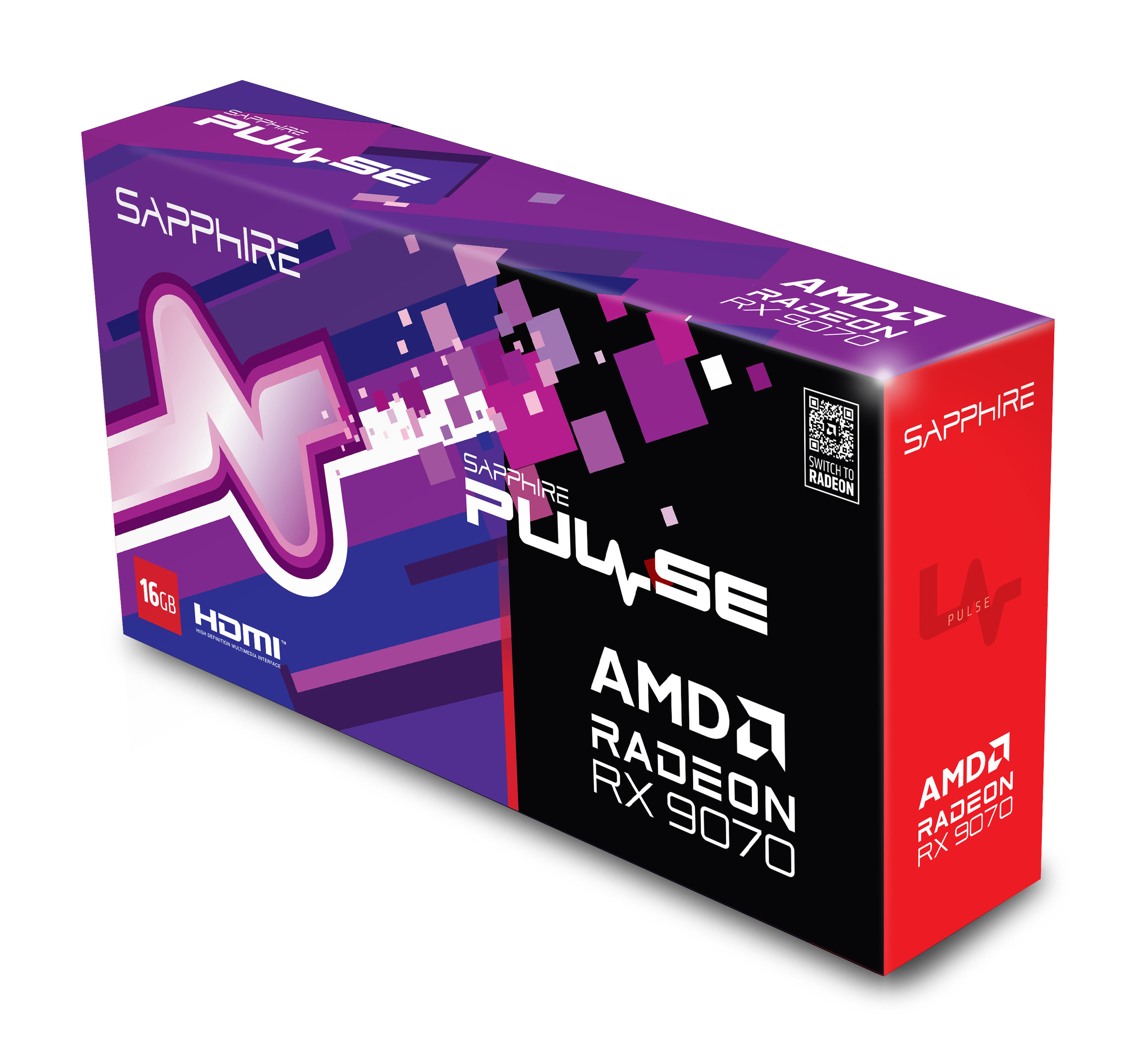 Sapphire Pulse Radeon RX 9070 16 GB GDDR6 Schwarz