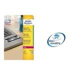 Avery Zweckform Typenschild-Etiketten L6013-20, 210 x 297 mm, 20 Etiketten, silber Wetterfeste silberne Etiketten aus hochwertiger Polyesterfolie für Laserdrucker (L6013-20)