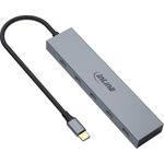 InLine® USB-C Hub, 4x USB-C + Power Delivery 100 W, USB 3.2 Gen.2, grau (35392E)