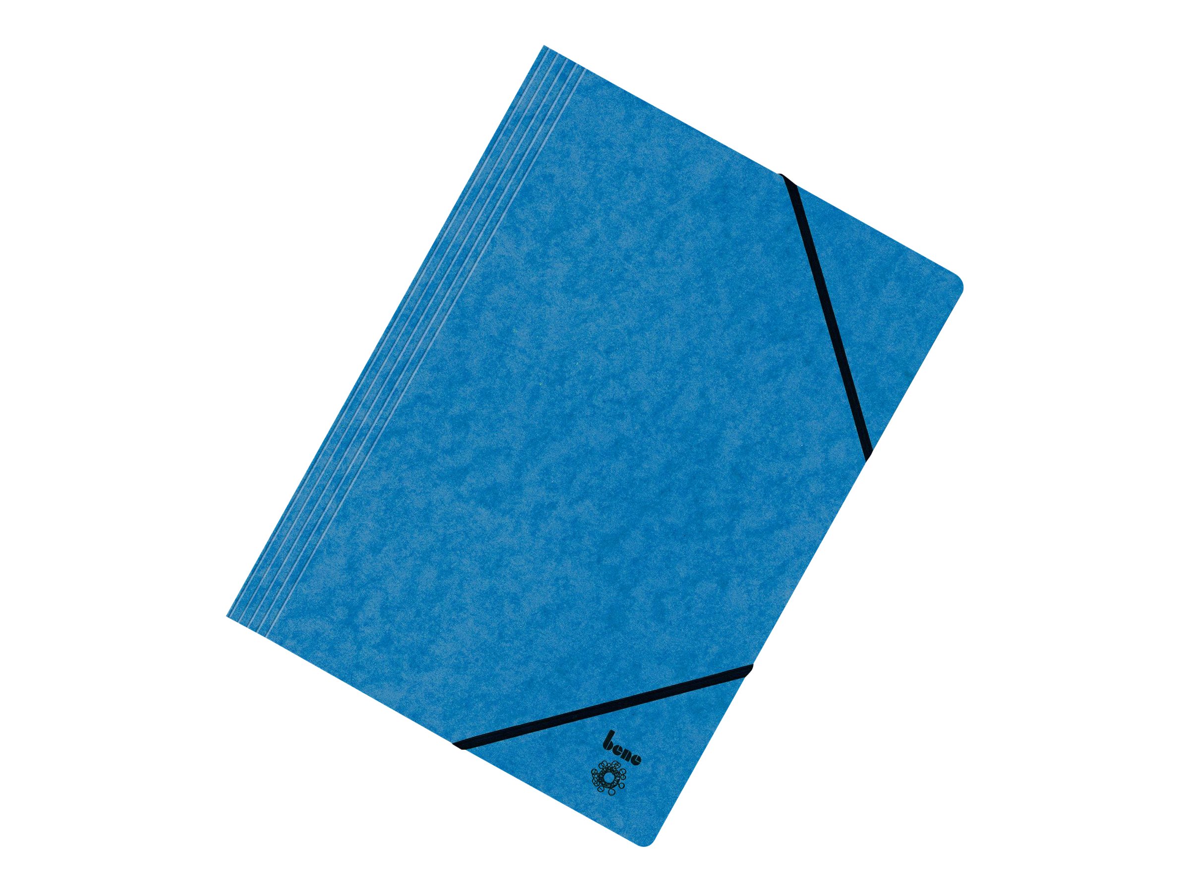 Bene Vario 110700BL Aktenmappe mit 3 Klappen A4 für 300 Blätter 80 g/m² Blau
