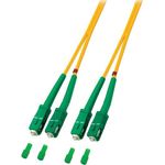 EFB Elektronik Glasfaser LWL Anschlusskabel [1x SC/APC 8°-Stecker - 1x SC/APC 8°-Stecker] 9/125µ Singlemode OS2 0.50 m EFB Elektronik (O2561.0,5)