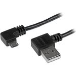 StarTech.com Micro-USB Cable with Right-Angled Connectors (USB2AUB2RA1M)