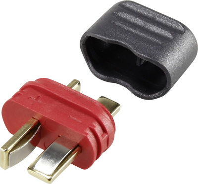 Reely 1389365 Connettore maschio per batteria Spina a T dorato 1 pz. (1389365)