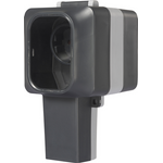 Sygonix SY-6670746 1fach Aufputz-Steckdose abschließbar, schwenkbare Steckdosentöpfe IP55 Grau (SY-6670746)