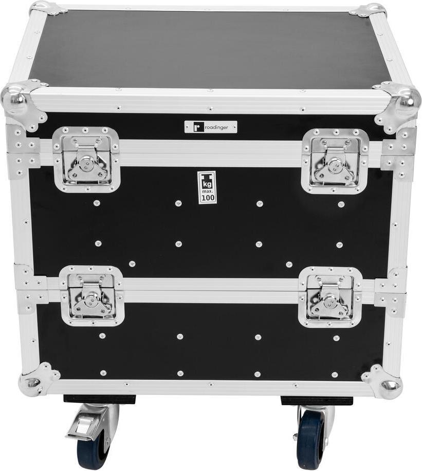 ROADINGER Flightcase 8x IP PIX Strobe RGB CW+WW mit Rollen 64x46,5x56,5cm