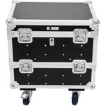 ROADINGER Flightcase 8x IP PIX Strobe RGB CW+WW mit Rollen 64x46,5x56,5cm