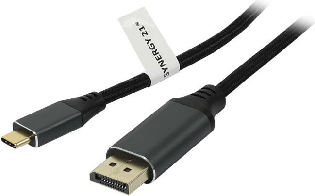 Synergy 21 S215442V3 Videokabel-Adapter 1,8 m USB Typ-C DisplayPort Schwarz (S215442V3)