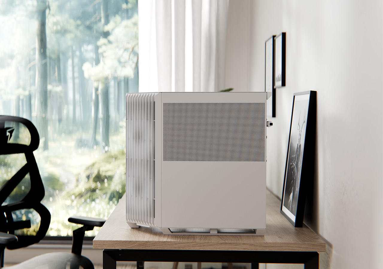 APNX V1 Midi-Tower ATX PC-Gehäuse Tempered Glass Weiß