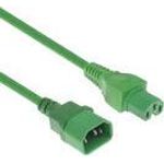 ACT Powercord C14 - C15 green 2.5 m (AK5395)