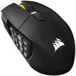 Corsair SCIMITAR ELITE WIRELESS SE Gaming Mouse - Gun metal, Optical wireless / USB 2.0 Typ A / 16 programmable buttons / 100-33'000 DPI (CH-9314014-WW)