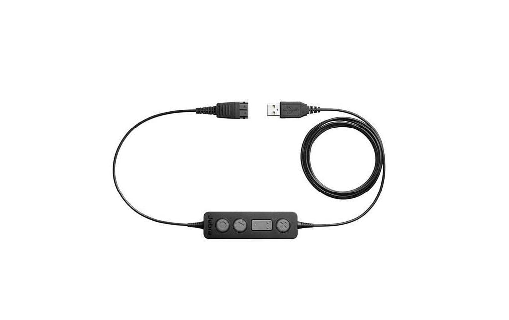 Jabra LINK 260 Headsetadapter USB-A auf QD Schwarz