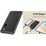 LogiLink Powerbank, 8.000 mAh, 2x USB-A, schwarz Eingang: Micro-USB Kupplung (5V/2A/10 Watt) oder USB-C - 1 Stück (PA0311)