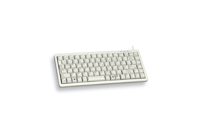 CHERRY Compact-Keyboard G84-4100 - Mechanische Tastatur - USB - 86 Tasten Hellgrau