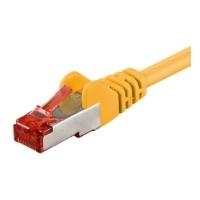 Wentronic Goobay CAT 6 Patchkabel, S/FTP (PiMF), Gelb, 2 m - LSZH halogenfrei, Kupfer (68301)