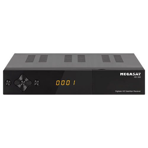 Megasat HD 350 Satelliten-TV-Empfänger Full HD Schwarz