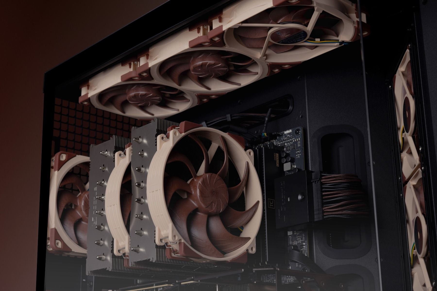 Noctua NF-A12x25 G2 PWM Gehäuselüfter 120 mm Beige, Braun