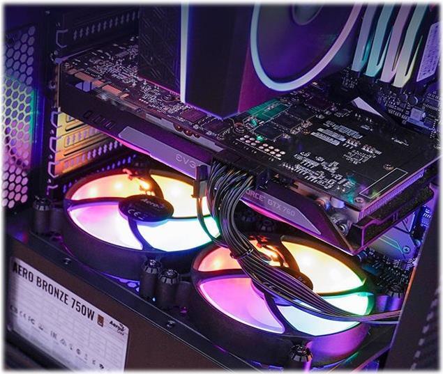 Aerocool Hive Hive-G-BK-v3 Midi Tower Schwarz
