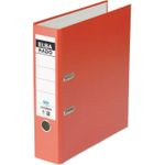 ELBA Ordner rado brillant, Rückenbreite: 50 mm, rot DIN A4, Einband außen / innen aus Acrylaten veredeltem (10414 RO)