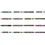 POSCA Pigmentmarker PC-5BR BRUSH, hellrosa halbflexible Schaumstoffspitze, Strichstärke: 1,0 (PC5BR REC)