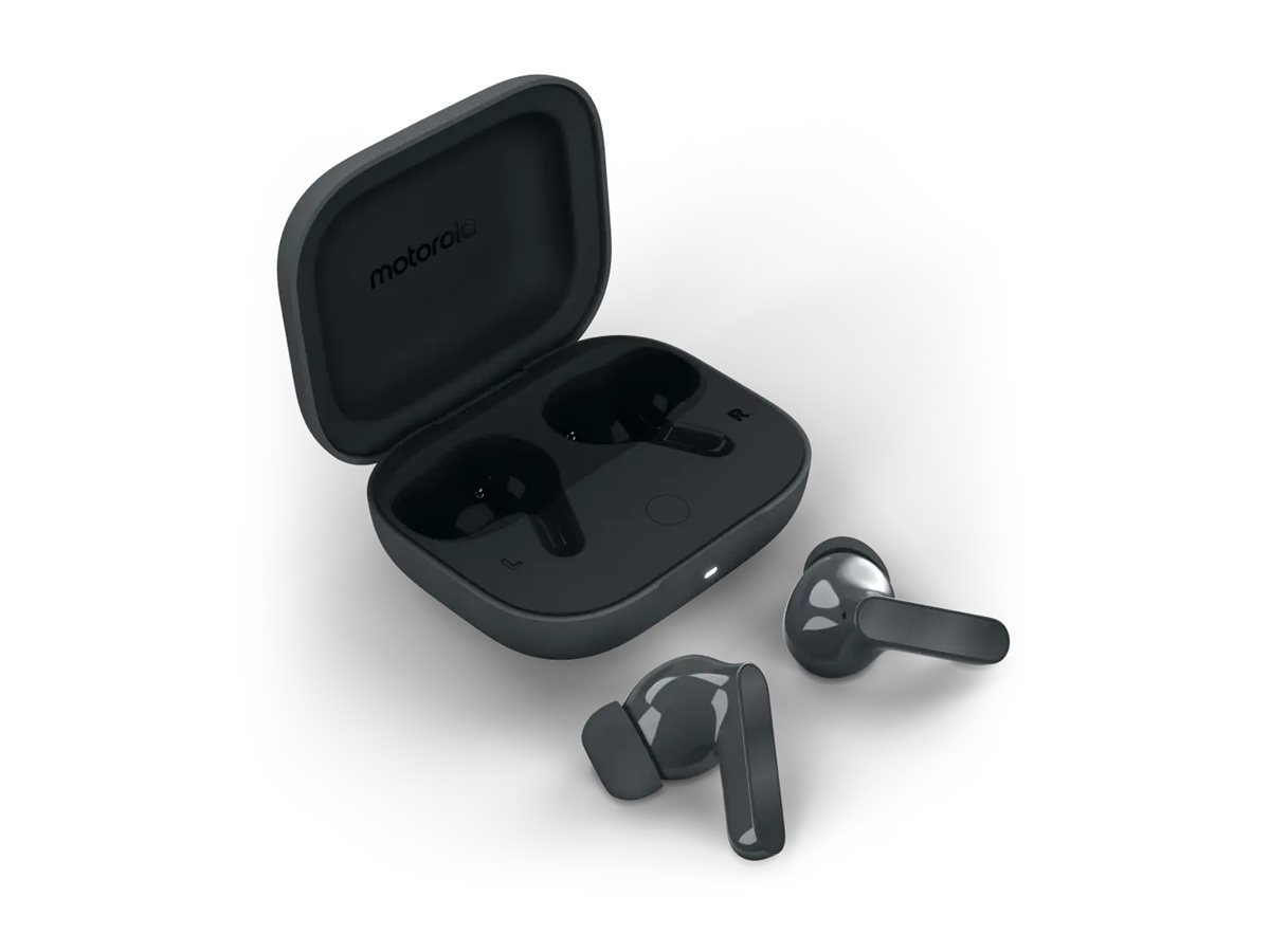 Motorola moto buds bass True Wireless In-Ear Kopfhörer ANC Bluetooth Pantone Dunkler Schatten