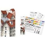 COPIC Ciao 3D Architect Palette Starter Layoutmarker-Set farbsortiert 1,0 + 6,0 mm, 1 Set (220750204)